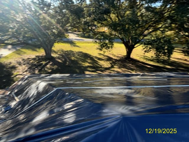 Roof Tarp Installation after - Roofing